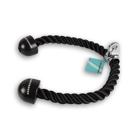 Discountershop Triceps rope | Cable rope for triceps | Pull cord for multi-gym station | Triceps cable | Triceps cord | Triceps exercise rope | Maximum load: 200 kg Discountershop Triceps rope | Cable rope for triceps | Pull cord for multi-gym station | Triceps cable | Triceps cord | Triceps exercise rope | Maximum load: 200 kg