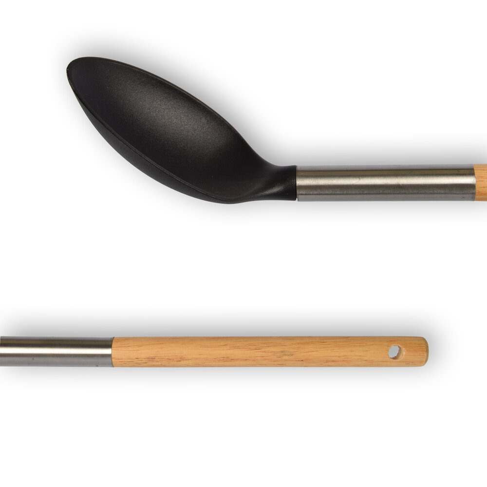 Discountershop 2 pieces serving spoons | Soup spoon | black&beige | serving spoon | Kitchenware | Sauce spoon | 34cm*6.5cm Discountershop 2 pieces serving spoons | Soup spoon | black&beige | serving spoon | Kitchenware | Sauce spoon | 34cm*6.5cm