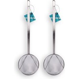 Discountershop 2 pieces Foam spoon 41 cm stainless steel - 2 pieces - 2X frying scoop 41 cm Discountershop 2 pieces Foam spoon 41 cm stainless steel - 2 pieces - 2X frying scoop 41 cm