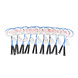 Discountershop Badmintonset voor 18 personen – 9 sets met 18 blauwe bioplastic rackets, 27 shuttles en draaghoezen voor school en evenementen