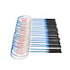 Discountershop Badminton Set for 20 Players – 10 Sets with 20 Blue Bioplastic Rackets, 30 Shuttlecocks and Carrying Covers for Schools and Events