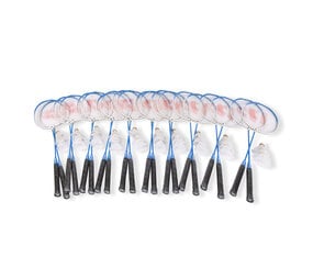 Discountershop Badminton Set for 20 Players – 20 Rackets and 30 Shuttlecocks