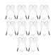 Discountershop Badmintonset voor 20 personen – 10 sets met 20 blauwe bioplastic rackets, 30 shuttles en draaghoezen voor school en evenementen Discountershop Badmintonset voor 20 personen – 10 sets met 20 blauwe bioplastic rackets, 30 shuttles en draaghoezen voor school en evenementen