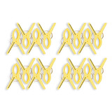 Discountershop 4 sets x 4 pcs | yellow | Towel clips | Towel clips | plastic | Towel hooks | Towel pegs | 15cm*10cm*3cm Discountershop 4 sets x 4 pcs | yellow | Towel clips | Towel clips | plastic | Towel hooks | Towel pegs | 15cm*10cm*3cm