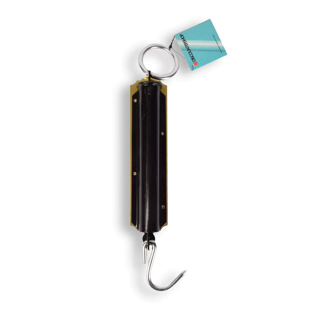 Discountershop Bagageweegschaal | metaal | Bagage wegen | Weegschaal | Bereik: tot 50 kg/110 lb | met ring en haak | 5cm*20cm*5.5cm Discountershop Bagageweegschaal | metaal | Bagage wegen | Weegschaal | Bereik: tot 50 kg/110 lb | met ring en haak | 5cm*20cm*5.5cm