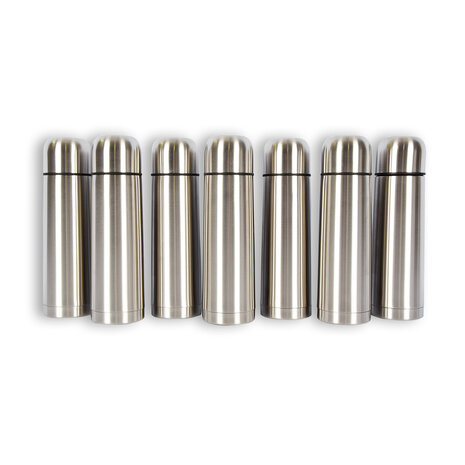 Discountershop 7x | Thermos flask | Insulated bottle | silver | Thermos | 750ml | Stainless steel thermos bottle | Insulated jug | Drinking bottle | 8cm*28.5cm Discountershop 7x | Thermos flask | Insulated bottle | silver | Thermos | 750ml | Stainless steel thermos bottle | Insulated jug | Drinking bottle | 8cm*28.5cm