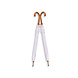 Discountershop Grote Witte Paraplu 98 cm – Stevige Winddichte Dames en Heren Paraplu, Lichtgewicht Opvouwbare Paraplu met UV Bescherming