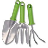 Kinzo Tuinharkje | Tuingereedschap | Tuinonderhoud | Groen/zilver | 3-delig | Tuinaccessoires | 37 X 6 X 13 Cm Kinzo Tuinharkje | Tuingereedschap | Tuinonderhoud | Groen/zilver | 3-delig | Tuinaccessoires | 37 X 6 X 13 Cm