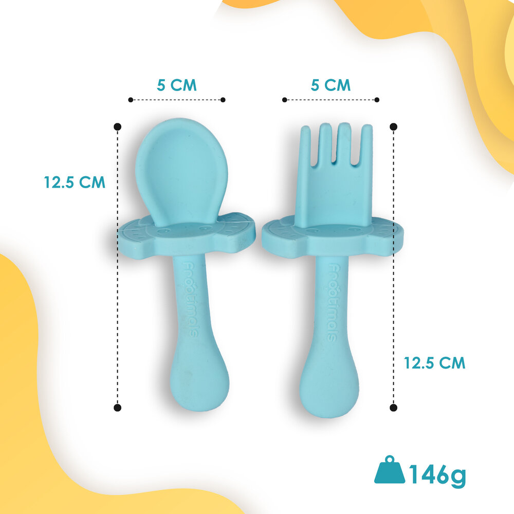 Discountershop Bestekset | Kinderbestekset | Vaatwasmachinebestendig: tot 220 °C | met 1stuk lepel,1stuk vork | BPA Free | 12.5cm*5cm Discountershop Bestekset | Kinderbestekset | Vaatwasmachinebestendig: tot 220 °C | met 1stuk lepel,1stuk vork | BPA Free | 12.5cm*5cm