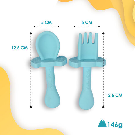 Discountershop Bestekset | Kinderbestekset | Vaatwasmachinebestendig: tot 220 °C | met 1stuk lepel,1stuk vork | BPA Free | 12.5cm*5cm Discountershop Bestekset | Kinderbestekset | Vaatwasmachinebestendig: tot 220 °C | met 1stuk lepel,1stuk vork | BPA Free | 12.5cm*5cm