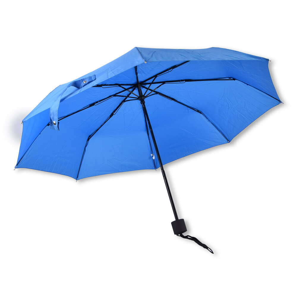 Discountershop Foldable Umbrella of High Quality | Large Format | Aluminum Frame | Blue | 90x51 cm | 8 Ribs Discountershop Foldable Umbrella of High Quality | Large Format | Aluminum Frame | Blue | 90x51 cm | 8 Ribs