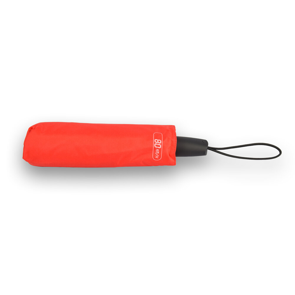 Discountershop Umbrella | Storm umbrella | Large umbrella | red | Folding umbrella | Win speeds: up to 80km/h | polyester | Diameter 97cm Discountershop Umbrella | Storm umbrella | Large umbrella | red | Folding umbrella | Win speeds: up to 80km/h | polyester | Diameter 97cm