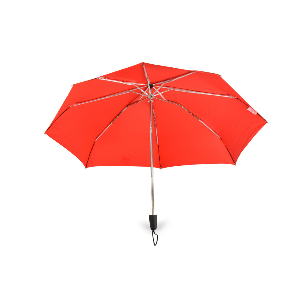 Discountershop Paraplu | Stormparaplu | Grote paraplu | rood | Opvouwbare paraplu | Winsnelheden : tot 80km/h | polyester | Diameter 97cm