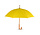 Large Umbrella 102 cm Yellow – Windproof Umbrella with Wooden Handle and Hook for Men and Women – Strong Umbrella for Rain & Outdoor Use