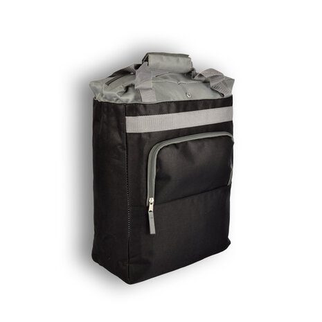 Discountershop Fietstas | Enkele fietstas | Zwart | onzichtbare fietstas | Fietsmand | 17 liter | 33 cm * 15 cm * 41 cm