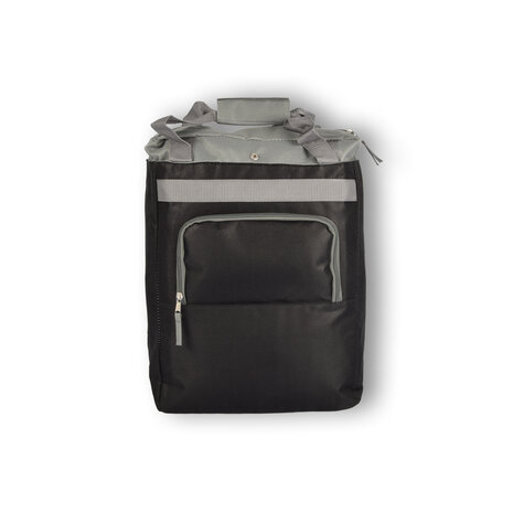 Discountershop Fietstas | Enkele fietstas | Zwart | onzichtbare fietstas | Fietsmand | 17 liter | 33 cm * 15 cm * 41 cm