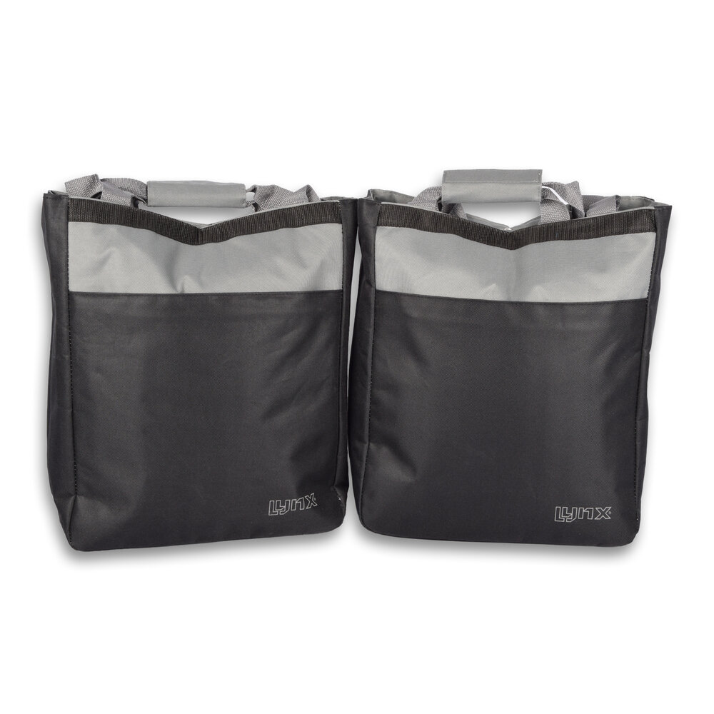 Discountershop 2 stuks | Fietstas | Enkele fietstas | Zwart | Waterdichte fietstas | Fietsmand | 17 liter | 33cm*15cm*41cm Discountershop 2 stuks | Fietstas | Enkele fietstas | Zwart | Waterdichte fietstas | Fietsmand | 17 liter | 33cm*15cm*41cm