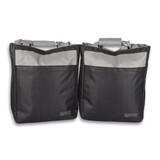 Discountershop 2 pieces | Fietstas | Enkele fietstas | Zwart | onzichtbare fietstas | Fietsmand | 17 liter | 33 cm * 15 cm * 41 cm