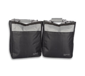 Discountershop 2 stuks | Fietstas | Enkele fietstas | Zwart | Waterdichte fietstas | Fietsmand | 17 liter | 33cm*15cm*41cm Discountershop 2 stuks | Fietstas | Enkele fietstas | Zwart | Waterdichte fietstas | Fietsmand | 17 liter | 33cm*15cm*41cm