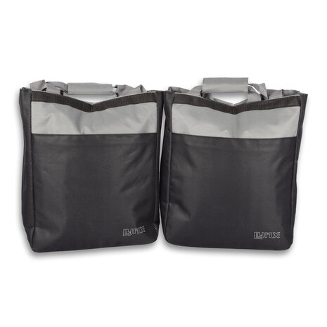 Discountershop 2 stuks | Fietstas | Enkele fietstas | Zwart | Waterdichte fietstas | Fietsmand | 17 liter | 33cm*15cm*41cm Discountershop 2 stuks | Fietstas | Enkele fietstas | Zwart | Waterdichte fietstas | Fietsmand | 17 liter | 33cm*15cm*41cm