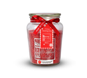 Discountershop Geurkaars | in Mason Jar | kaars | Sfeerkaarsen | Geur:Bes | rood | 72 uur Branduren | 14.50cm*8.5cm Discountershop Geurkaars | in Mason Jar | kaars | Sfeerkaarsen | Geur:Bes | rood | 72 uur Branduren | 14.50cm*8.5cm
