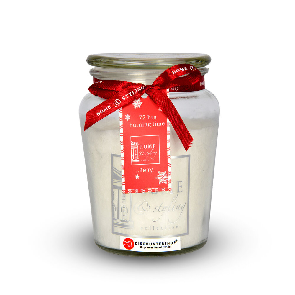 Discountershop 1 pieces | Scented candle | in Mason Jar | candle | Atmospheric candles | Scent:Berry | white | 72 hours Burning hours | 14.50cm*8.5cm Discountershop 1 pieces | Scented candle | in Mason Jar | candle | Atmospheric candles | Scent:Berry | white | 72 hours Burning hours | 14.50cm*8.5cm