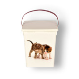 Discountershop Cat food bowl | Cat food container | 4 liters | plastic | Food container | 16.5cm*26.5cm*13.5cm Discountershop Cat food bowl | Cat food container | 4 liters | plastic | Food container | 16.5cm*26.5cm*13.5cm