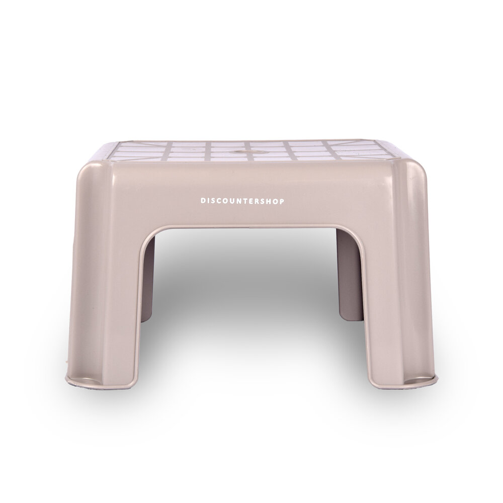 Discountershop Step stool | for Children | Stool | plastic | beige | Step stool | 28cm*23cm*18cm