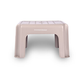 Discountershop Step stool | for Children | Stool | plastic | beige | Step stool | 28cm*23cm*18cm Discountershop Step stool | for Children | Stool | plastic | beige | Step stool | 28cm*23cm*18cm