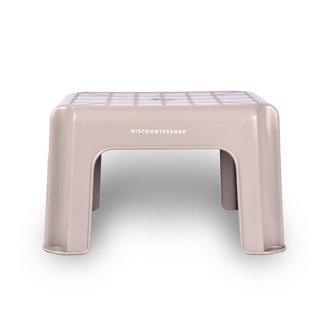 Discountershop Step stool | for Children | Stool | plastic | beige | Step stool | 28cm*23cm*18cm