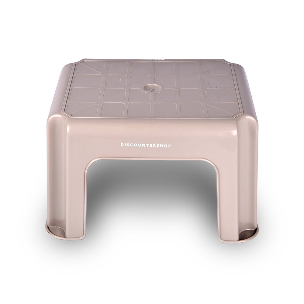Discountershop Step stool | for Children | Stool | plastic | beige | Step stool | 28cm*23cm*18cm