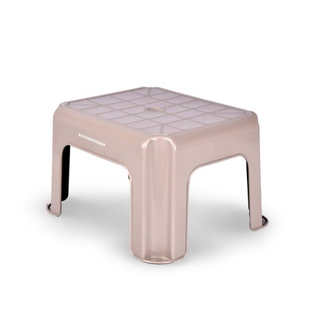 Discountershop Step stool | for Children | Stool | plastic | beige | Step stool | 28cm*23cm*18cm