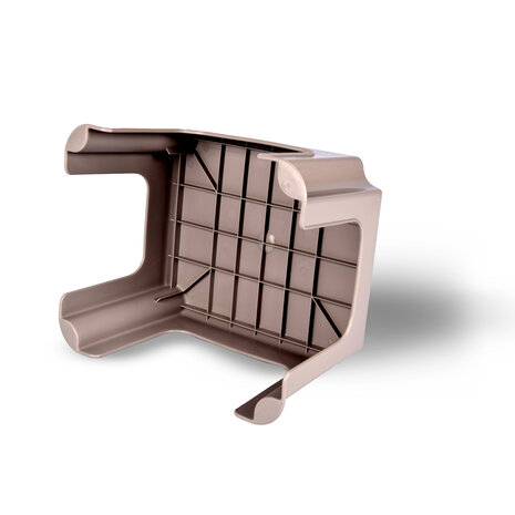 Discountershop Step stool | for Children | Stool | plastic | beige | Step stool | 28cm*23cm*18cm