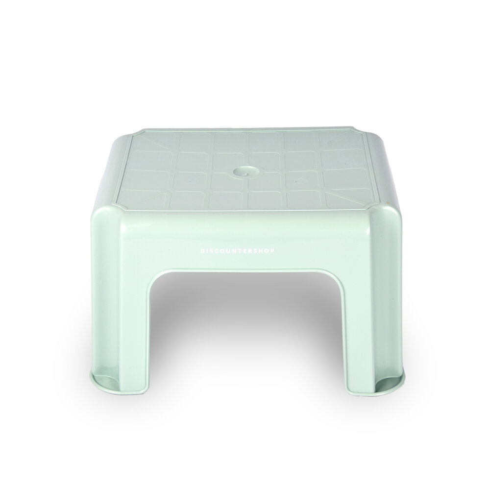 Discountershop Step stool | for Children | Stool | plastic |  green | Step stool | 28cm*23cm*18cm