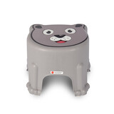 Discountershop Step stool | for Children | Stool | plastic | Max:50kg | Anti-slip | grey | Step stool | 29cm*26cm*21cm