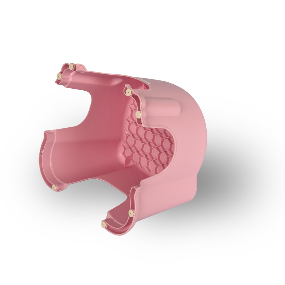 Discountershop Step stool | for Children | Stool | plastic | Max:50kg | pink | Step stool | 29cm*26cm*21cm