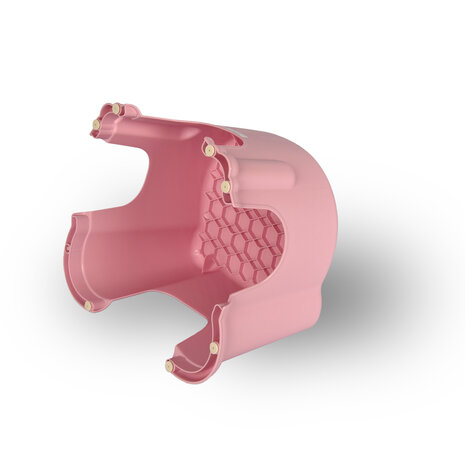 Discountershop Step stool | for Children | Stool | plastic | Max:50kg | pink | Step stool | 29cm*26cm*21cm