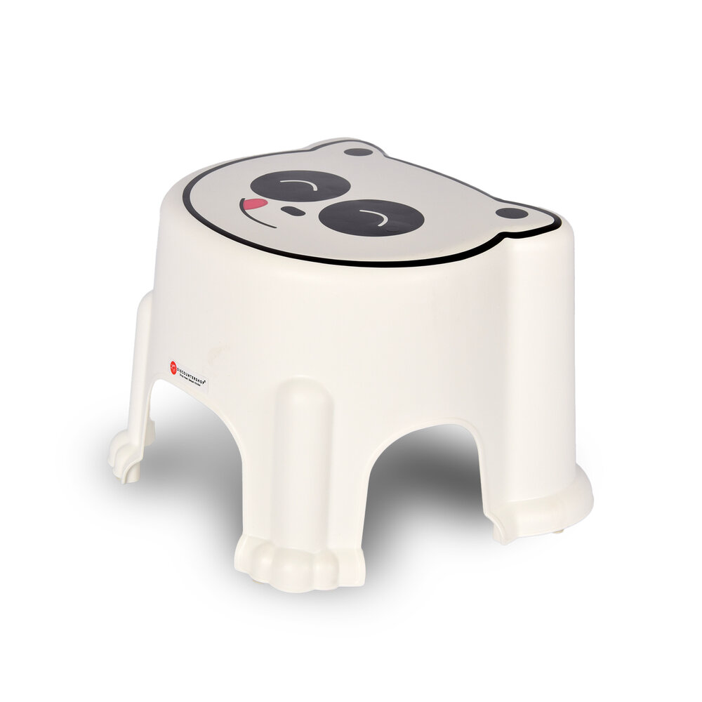 Discountershop Step stool | for Children | Stool | plastic | Max:50kg | white | Step stool | 29cm*26cm*21cm