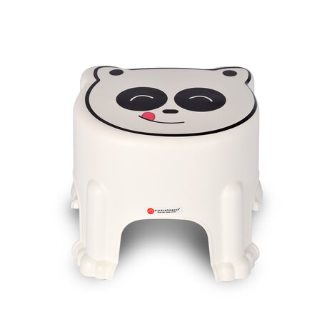 Discountershop Step stool | for Children | Stool | plastic | Max:50kg | white | Step stool | 29cm*26cm*21cm