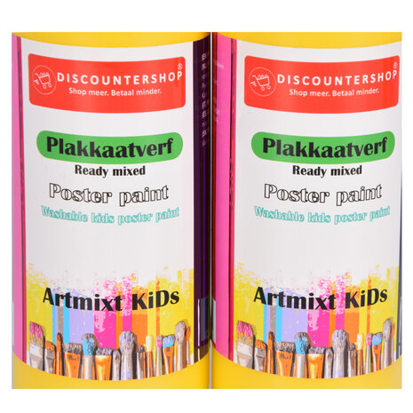 Discountershop Premium Gele Plakkaatverf Set Van 2 | 5cm Breed | 16cm Hoog | Levendige en Rijke Pigmentatie | 250 ml Elke Fles | Artistieke Waterbasis Verf | Perfect voor Diverse Materialen zoals | Ideaal voor Kunstenaars en Hobbyisten van Alle Leeftijden Discountershop Premium Gele Plakkaatverf Set Van 2 | 5cm Breed | 16cm Hoog | Levendige en Rijke Pigmentatie | 250 ml Elke Fles | Artistieke Waterbasis Verf | Perfect voor Diverse Materialen zoals | Ideaal voor Kunstenaars en Hobbyisten van Alle Leeftijden