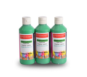 Discountershop Groene Plakkaatverf Trio | 5cm x 16 cm | 250 Elk Set | Artistieke Verf met Rijke Pigmentatie | Direct Klaar voor Gebruik op Diverse Materialen | Perfect voor Elk Creatief Project Discountershop Groene Plakkaatverf Trio | 5cm x 16 cm | 250 Elk Set | Artistieke Verf met Rijke Pigmentatie | Direct Klaar voor Gebruik op Diverse Materialen | Perfect voor Elk Creatief Project