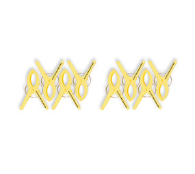 Discountershop 2 sets x 4 pcs | geel | Handdoekklemmen | Handdoekclips | plastic | Handdoekhaakjes | Handdoekknijpers | 15cm*10cm*3cm Discountershop 2 sets x 4 pcs | geel | Handdoekklemmen | Handdoekclips | plastic | Handdoekhaakjes | Handdoekknijpers | 15cm*10cm*3cm