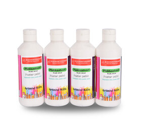 Discountershop Witte Plakkaatverf Set 4x | Waterbasis | Ondoorzichtige Consistentie | 5x16cm | Elke Set 250 ml | Geschikt voor Diverse Ondergronden |  Ideaal voor Knutselactiviteiten en Schoolprojecten Discountershop Witte Plakkaatverf Set 4x | Waterbasis | Ondoorzichtige Consistentie | 5x16cm | Elke Set 250 ml | Geschikt voor Diverse Ondergronden |  Ideaal voor Knutselactiviteiten en Schoolprojecten