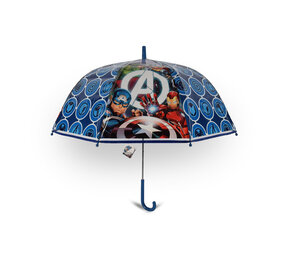 Discountershop Paraplu | kinderparaplu | Diameter 71 cm | Stevige paraplu | Blauw | PVC | 68cm*20cm*10cm