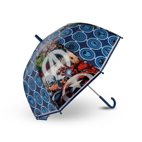 Discountershop Paraplu | kinderparaplu | Diameter 71 cm | Stevige paraplu | Blauw | PVC | 68cm*20cm*10cm Discountershop Paraplu | kinderparaplu | Diameter 71 cm | Stevige paraplu | Blauw | PVC | 68cm*20cm*10cm