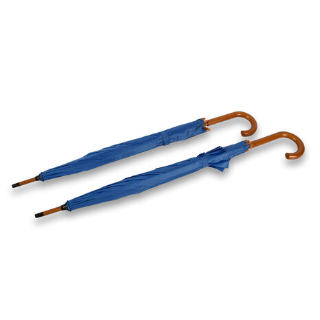 Discountershop 2x | Umbrella | children's umbrella | Diameter 102 cm | Sturdy umbrella | blue| rain accessories | polyester | Automatic umbrella | length 89cm Discountershop 2x | Umbrella | children's umbrella | Diameter 102 cm | Sturdy umbrella | blue| rain accessories | polyester | Automatic umbrella | length 89cm