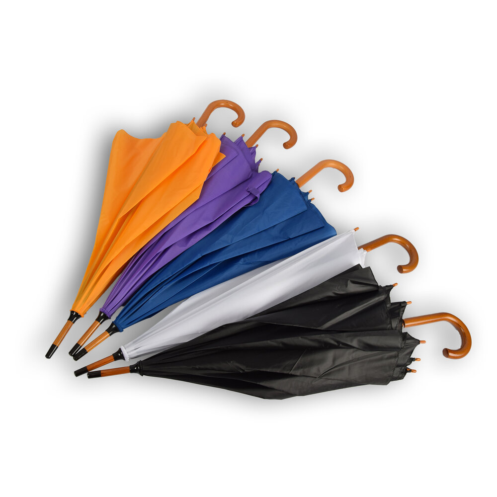 Discountershop 2x | Paraplu | kinderparaplu | Diameter 102 cm | Stevige paraplu | blauw | regenaccessoires | polyester | Automatische paraplu | lengte 89cm