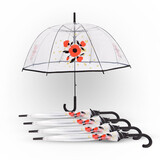 Discountershop 5x | Paraplu | Diameter 86 cm | Stevige paraplu | transparent | regenaccessoires | polyester | Automatische paraplu | lengte 84cm Discountershop 5x | Paraplu | Diameter 86 cm | Stevige paraplu | transparent | regenaccessoires | polyester | Automatische paraplu | lengte 84cm