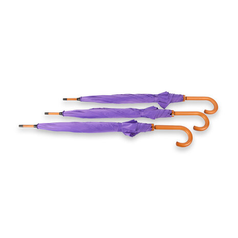 Discountershop 3x | Paraplu | Automatische paraplu | paars | Opvouwbare paraplu | Houten handvat | 89cm*98cm Discountershop 3x | Paraplu | Automatische paraplu | paars | Opvouwbare paraplu | Houten handvat | 89cm*98cm