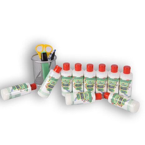 Discountershop 10 stuks varnish gloss 100ml | Acrylvernis | kunststof | voor kinderen en volwassen | 11.5cm*3.5cm Discountershop 10 stuks varnish gloss 100ml | Acrylvernis | kunststof | voor kinderen en volwassen | 11.5cm*3.5cm